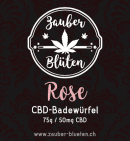 [514654] CBD - Badewürfel Rose
