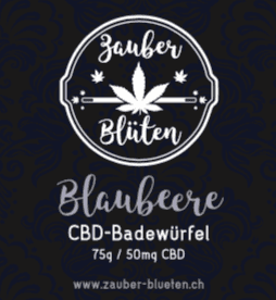 [64567657] CBD - Badewürfel Blaubeere